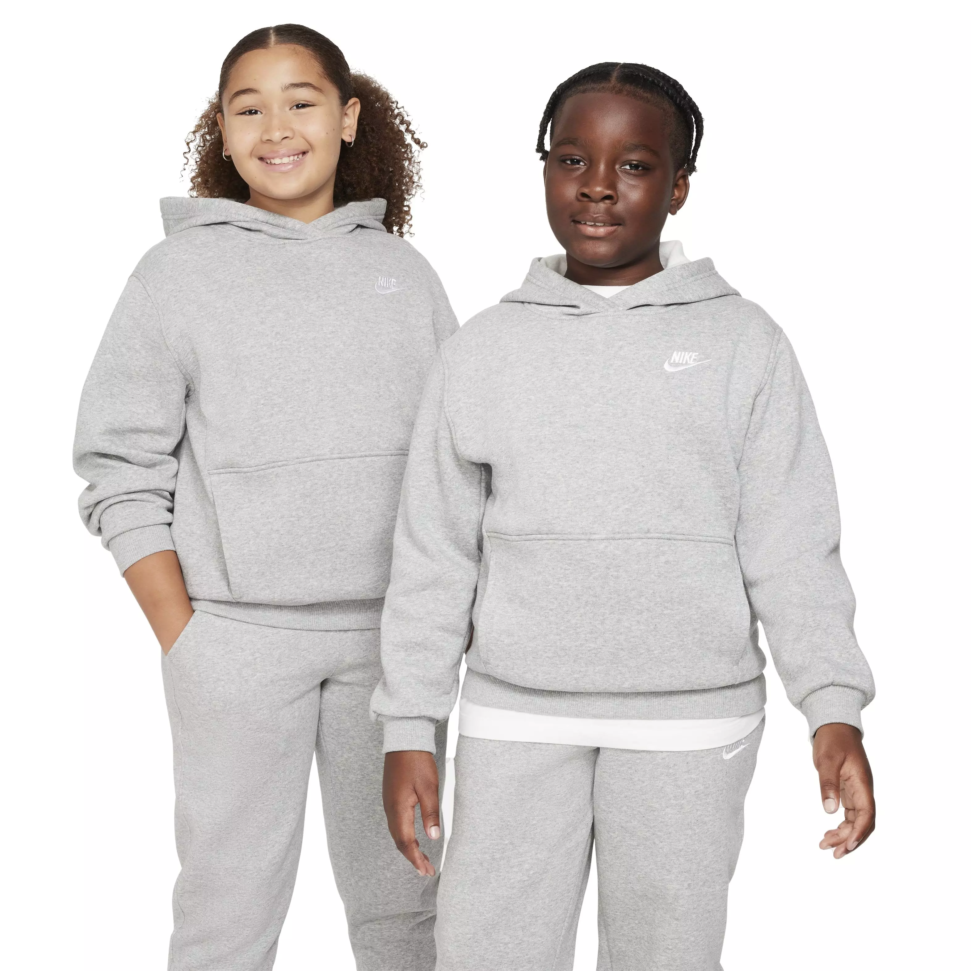 Nike Big Kids Sportswear Pullover Club Fleece Hoodie Hibbett